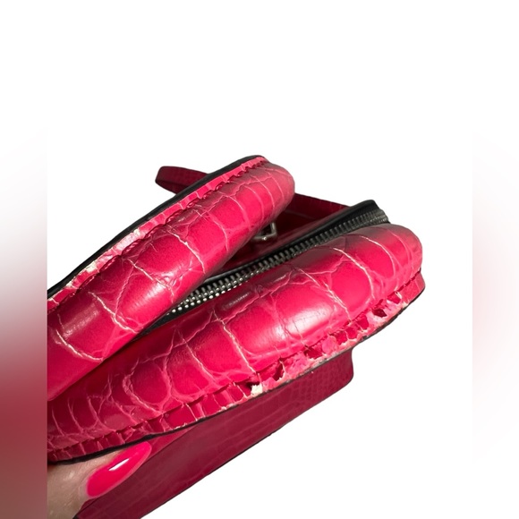 Zara 13in X 9in X 6in Pink Handbag - Picture 9 of 13